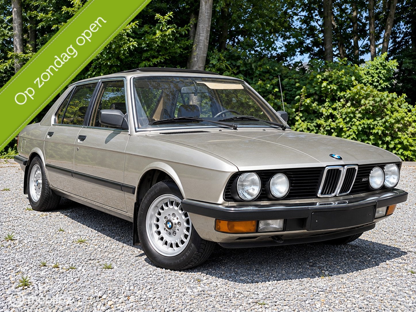 BMW 5-serie 518 / 1983 / 1ste eigenaar / schuurvondst, Auto's, Achterwielaandrijving, 4 cilinders, Bedrijf, Handgeschakeld