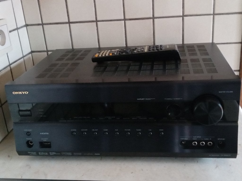 Onkyo TX-SR607 homecinema met hdmi, Overige systemen, Verzenden, Zo goed als nieuw, 120 watt of meer