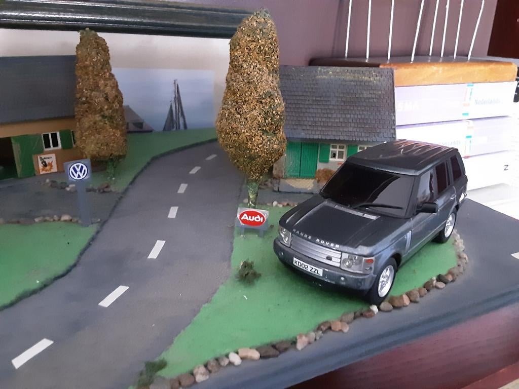 Range Rover van Vanguards - Donkergrijs, gedetailleerd, Hobby en Vrije tijd, Modelauto's | 1:43, Zo goed als nieuw, Auto, Overige merken