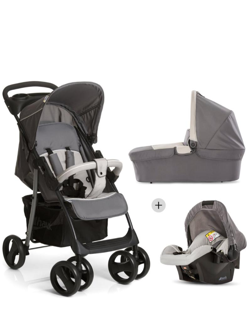 Hauck kinderwagen - Stroller, Gebruikt, Met autostoeltje, Combiwagen, Ophalen