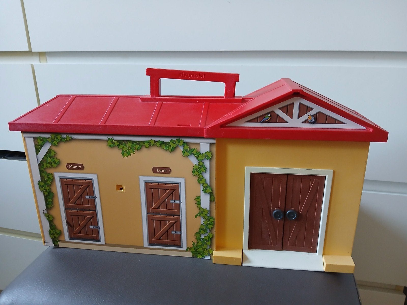 Playmobil paardenschuur / paardenmanege, Ophalen of Verzenden, Zo goed als nieuw, Gebouw