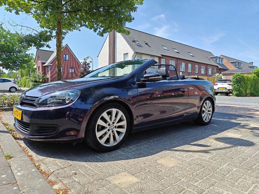Volkswagen Golf 1.2 TSI 77KW BMT Cabrio 2013, Auto's, Voorwielaandrijving, 1321 kg, Zwart, Cabriolet