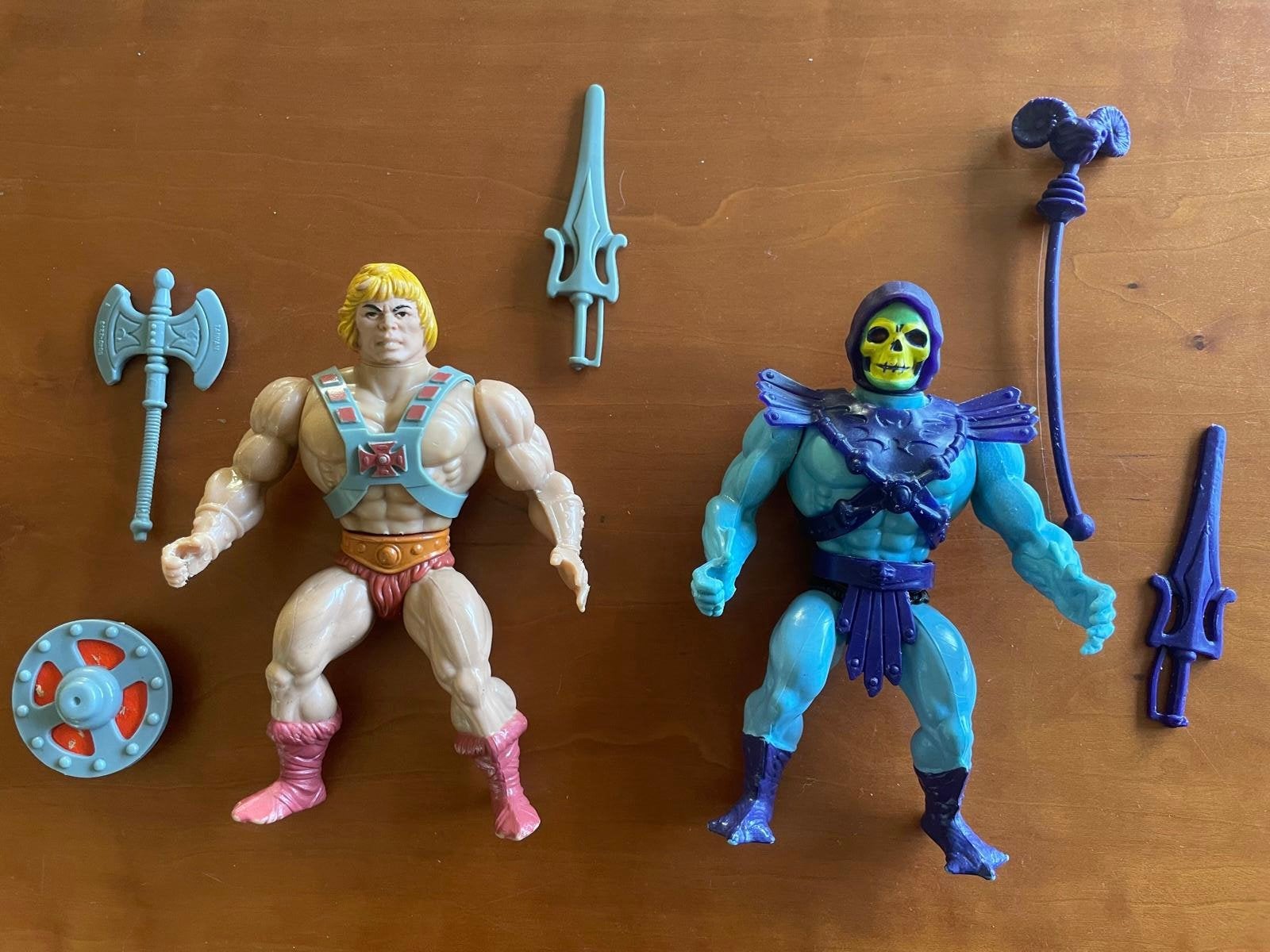 He-man Skeletor compleet masters of the universe motu, Ophalen of Verzenden, Gebruikt