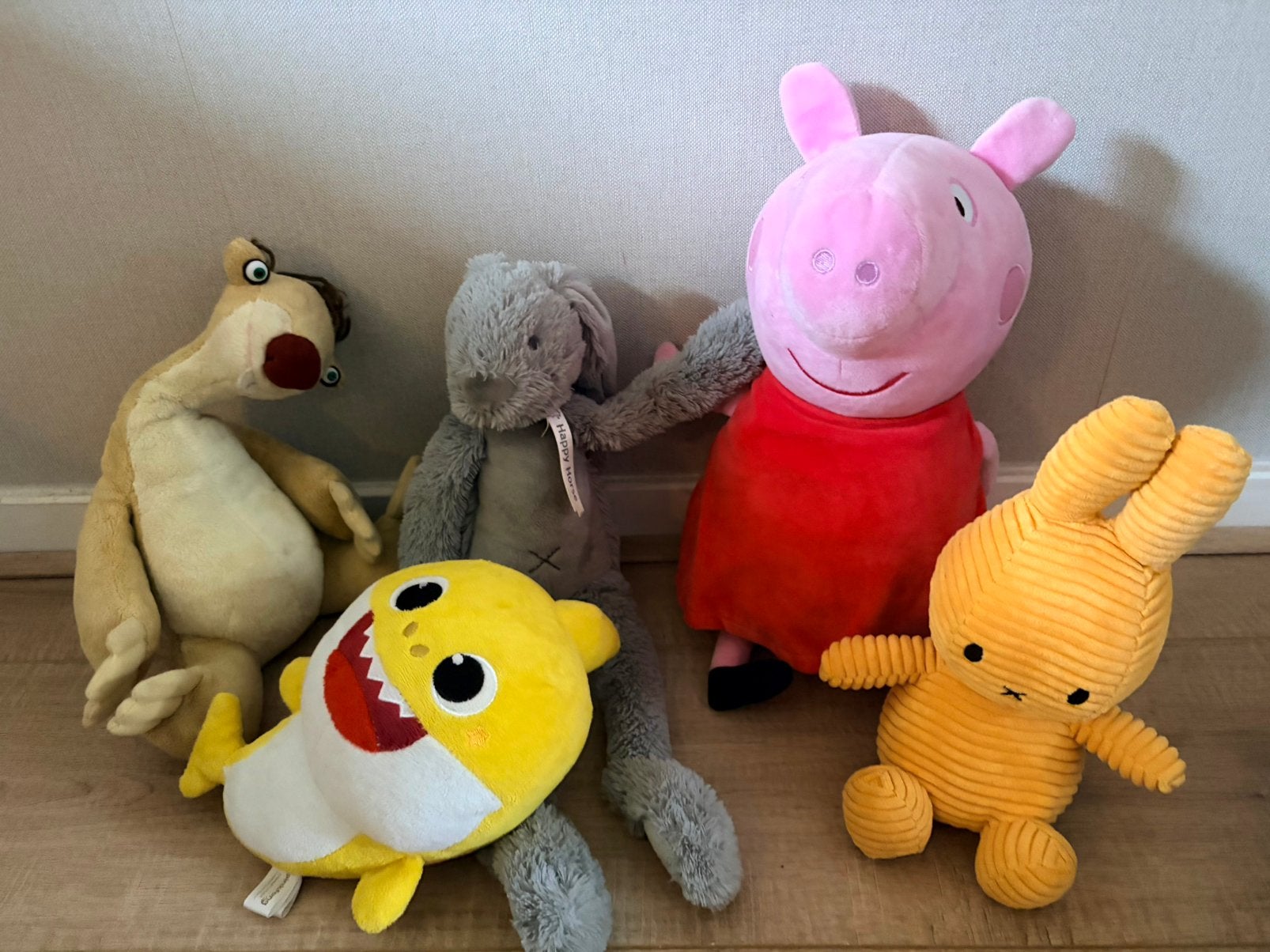 Knuffel Peppa Pig, Nijntje, Happy Horse, Baby Shark, Sid, Overige merken, Overige typen, Nijntje, Ophalen of Verzenden