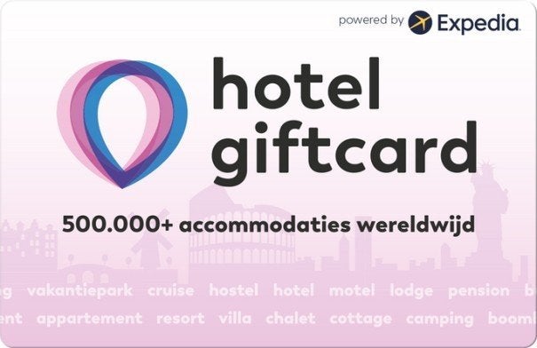 Hotel Giftcard met 8% korting, Tickets en Kaartjes, Twee personen, Cadeaubon, Overige typen
