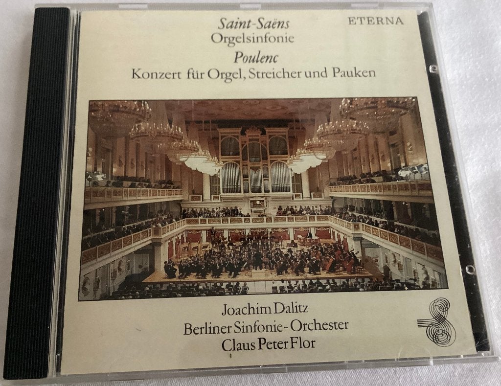 Poulenc Saint-Saëns Orgelsinfonie Dalitz Peter Flor CD, Gebruikt, Ophalen of Verzenden, Romantiek, Orkest of Ballet