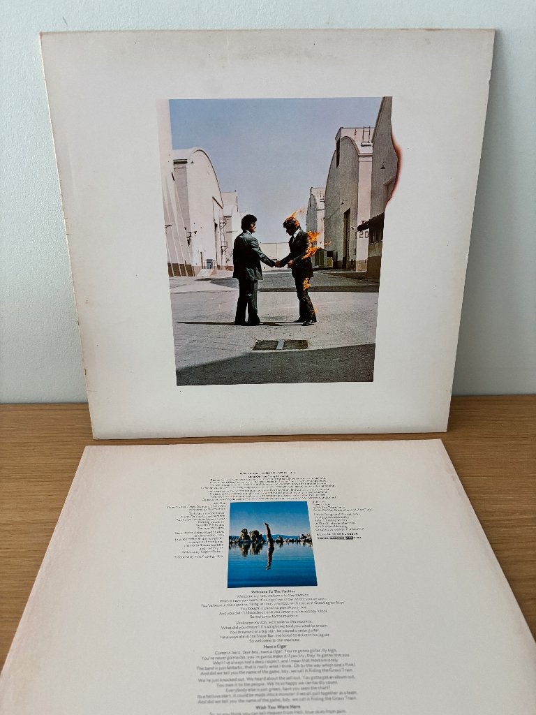 LP - Pink Floyd - wish you were here, Cd's en Dvd's, Vinyl | Rock, Gebruikt, Psychedelic Rock, LP, Inclusief binnenhoes, 12 inch