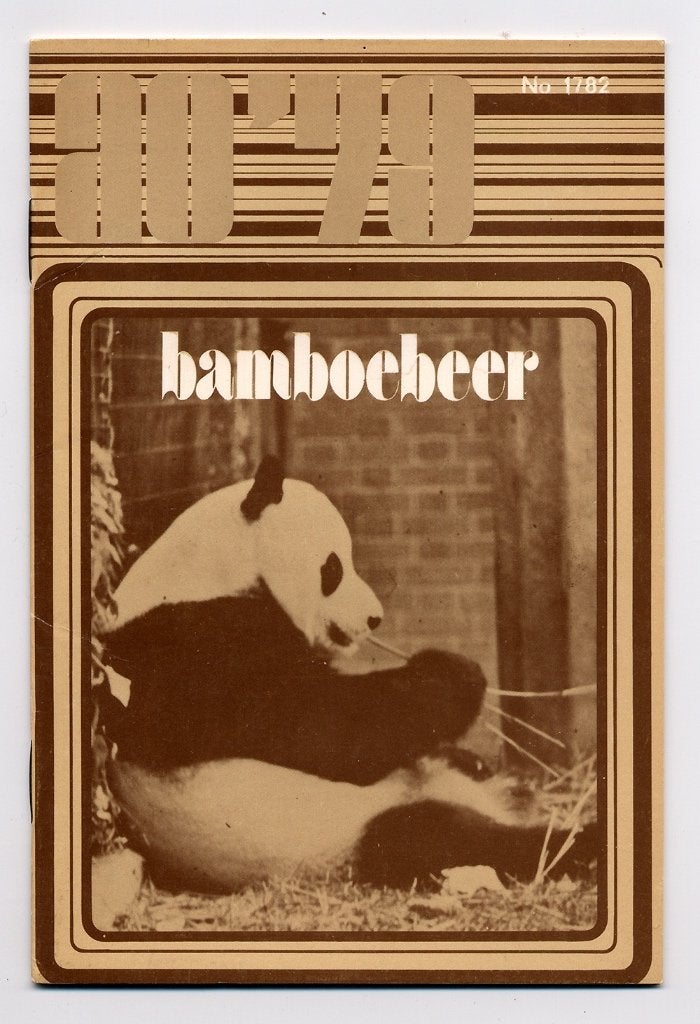 Panda Bamboebeer of reuzenpanda pandabeer - A. Stolk - 1979, Nieuw, Ophalen of Verzenden, Prof. dr. Anthonie Stolk, Overige diersoorten