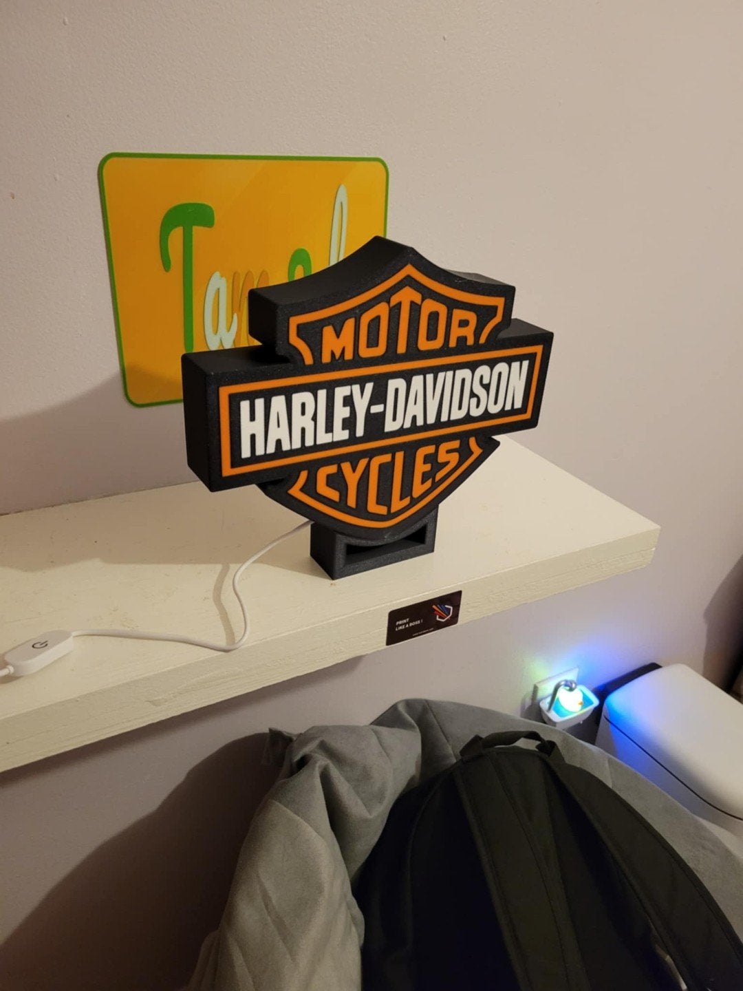 Nieuw Harley-Davidson LED-logo met USB-aansluiting, Huis en Inrichting, Ophalen of Verzenden, Nieuw