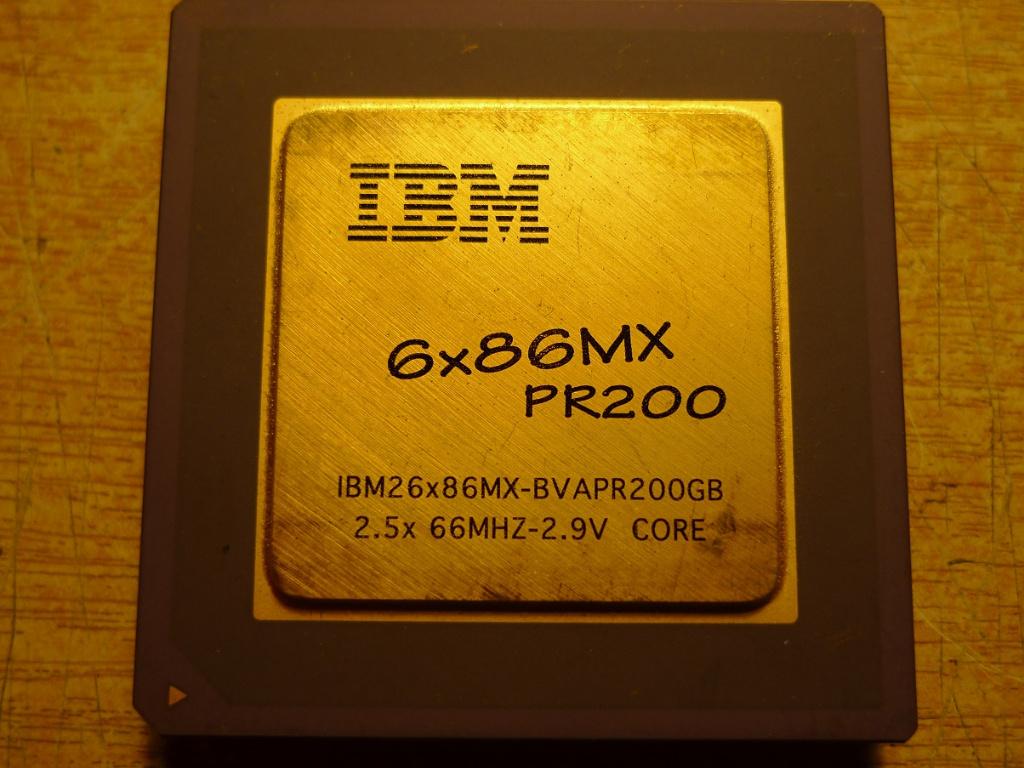 IBM 6x86 MX PR200 Core Processor..., Ophalen of Verzenden, Zo goed als nieuw, Minder dan 2 Ghz