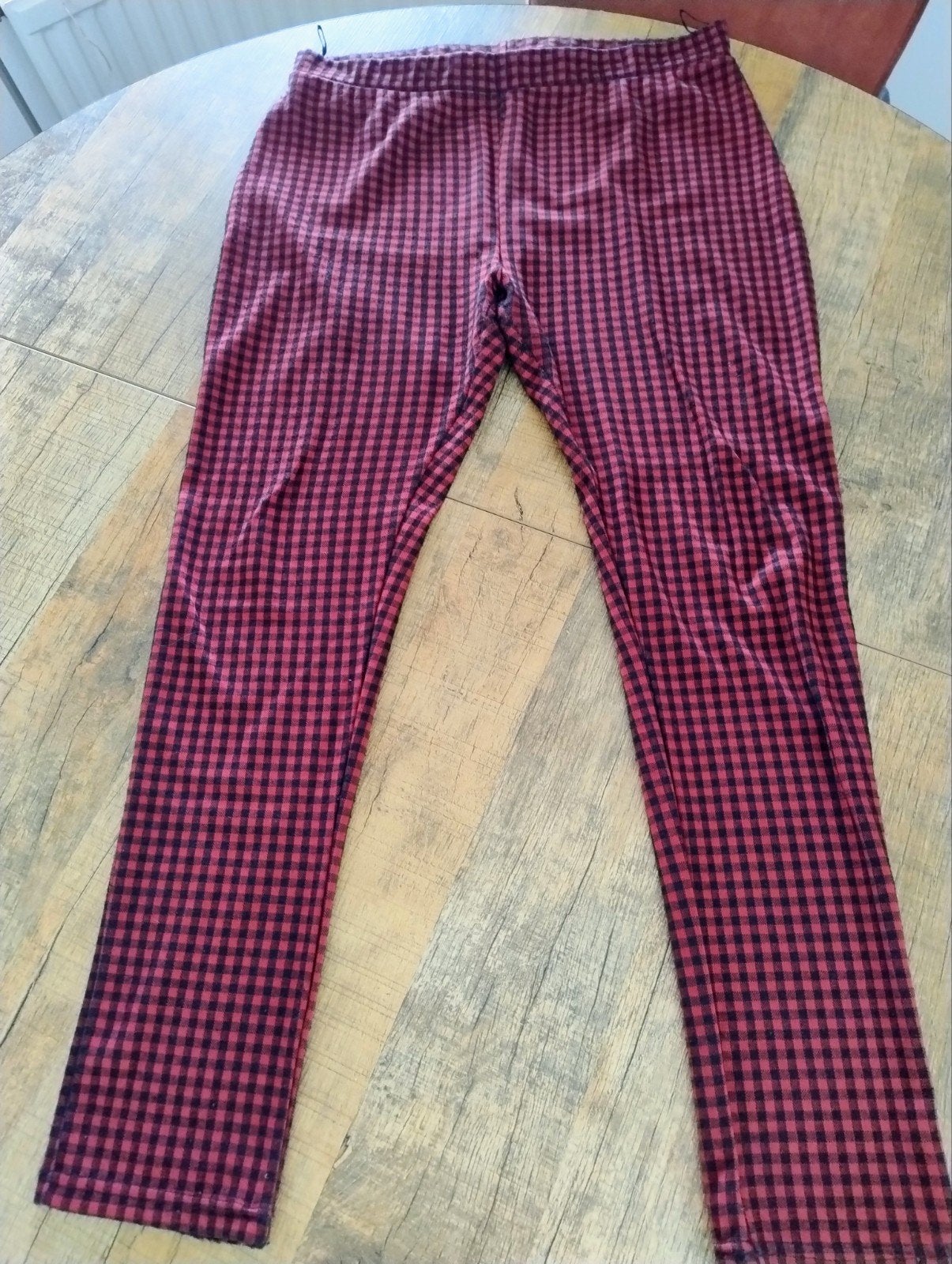 Geruite broek maat 46 - Rood/Zwart, Ophalen of Verzenden, Maat 46/48 (XL) of groter, Meerkleurig