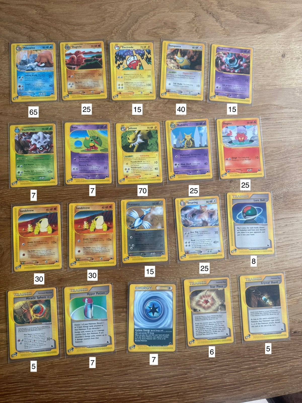 Pokemonkaarten - Pokémon Skyridge - Vintage - WOTC, Ophalen of Verzenden, Zo goed als nieuw
