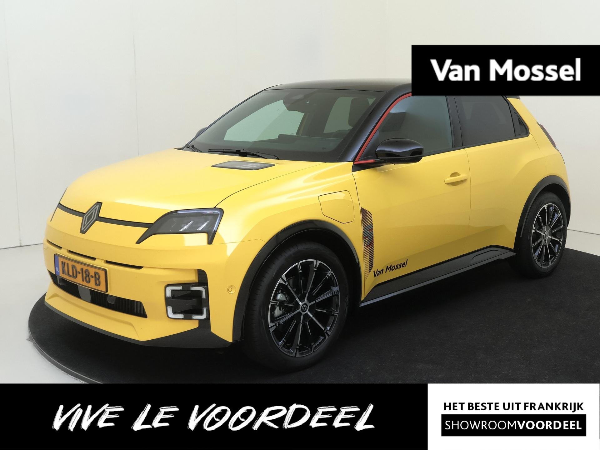 Renault 5 urban range iconic cinq 40 kWh | Pack Safety & Adv, Auto's, Stof, 122 pk, Automatische klimaatregeling, 500 kg