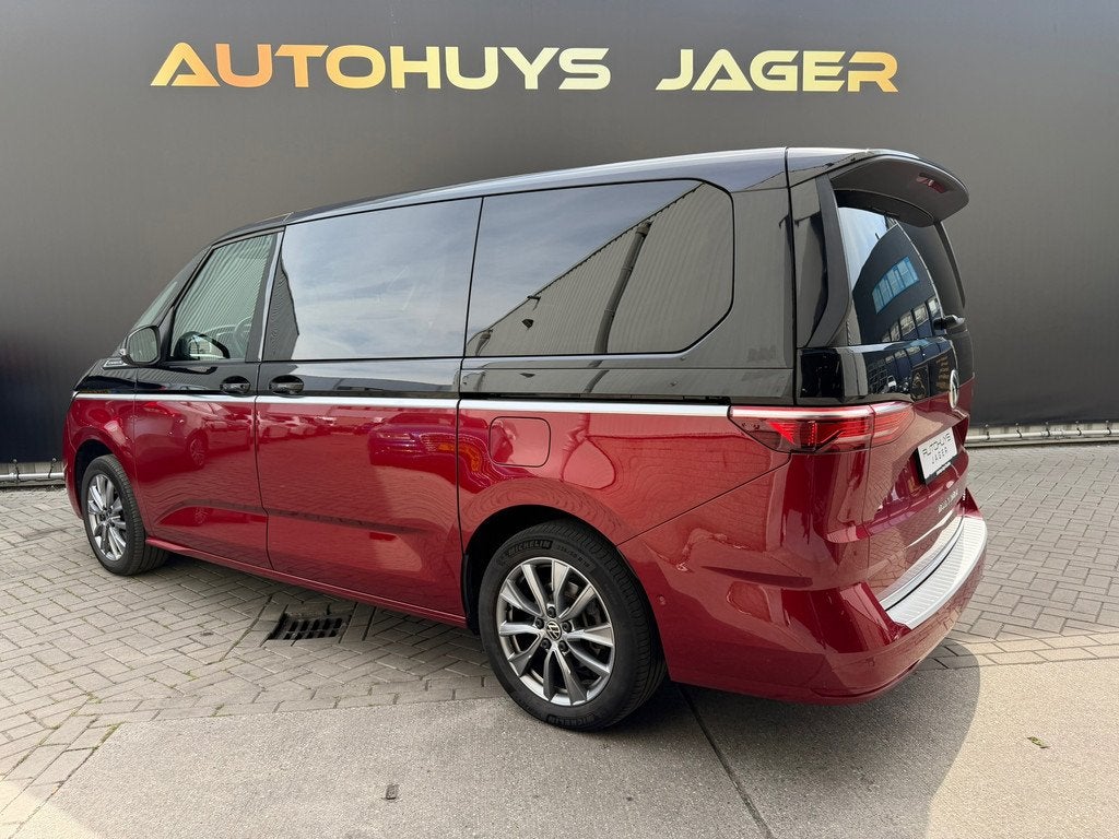 Volkswagen Multivan 1.4 eHybrid L2H1 Energetic Pano Carplay, Auto's, Stof, Gebruikt, 7 stoelen, Zwart