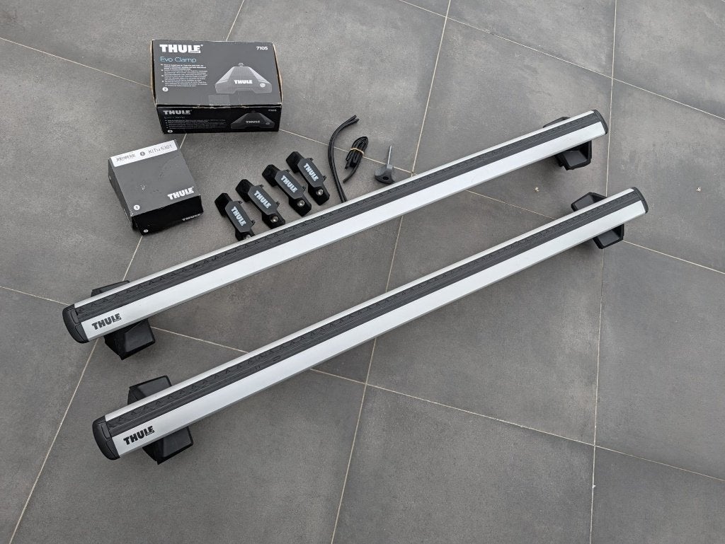 Mooie Thule Wingbar + EVO clamp set voor Hyundai IONIQ 5, Auto diversen, Ophalen, Zo goed als nieuw