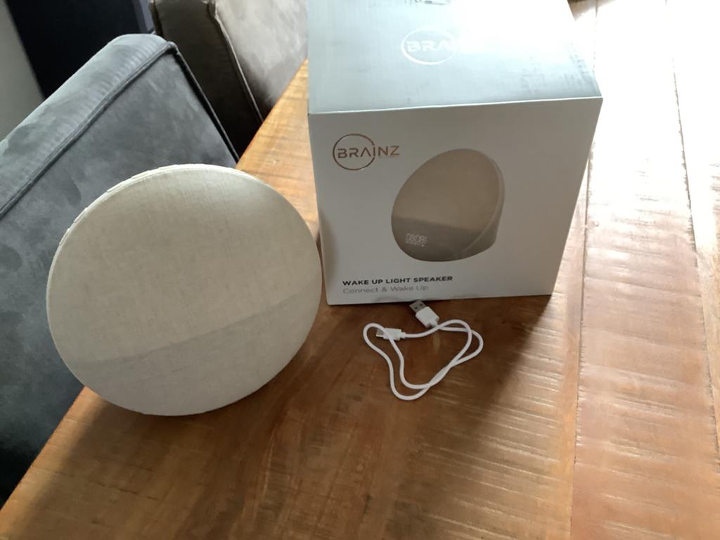 Brainz Wake Up Light Speaker - Nieuw in verpakking, Ophalen of Verzenden, Nieuw, Digitaal