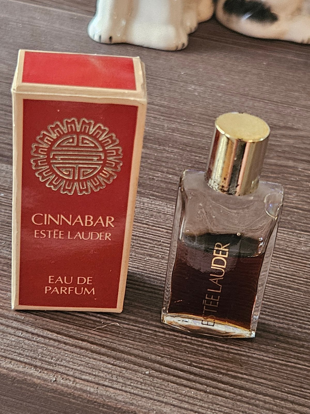 Estée Lauder Cinnabar Eau de Parfum - Vintage Mini, Ophalen of Verzenden, Gebruikt