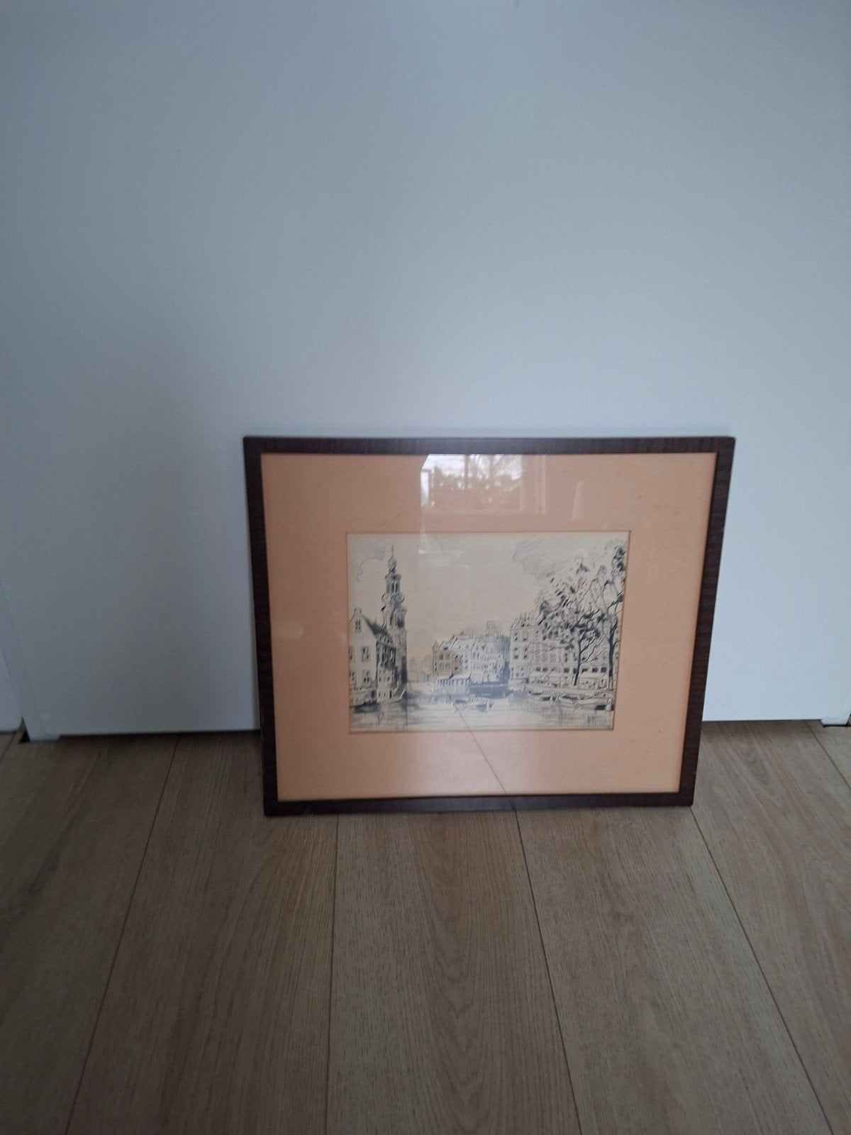 potloodtekening van Amsterdam, Ophalen