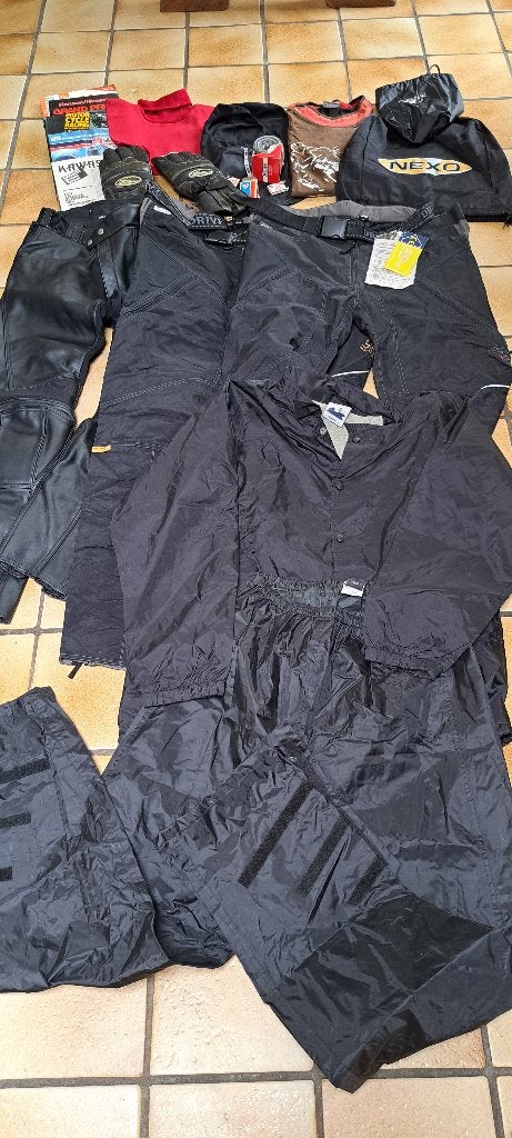 Te koop div. Moterkleding en accessoires., Overige typen, Heren, Tweedehands, Ophalen