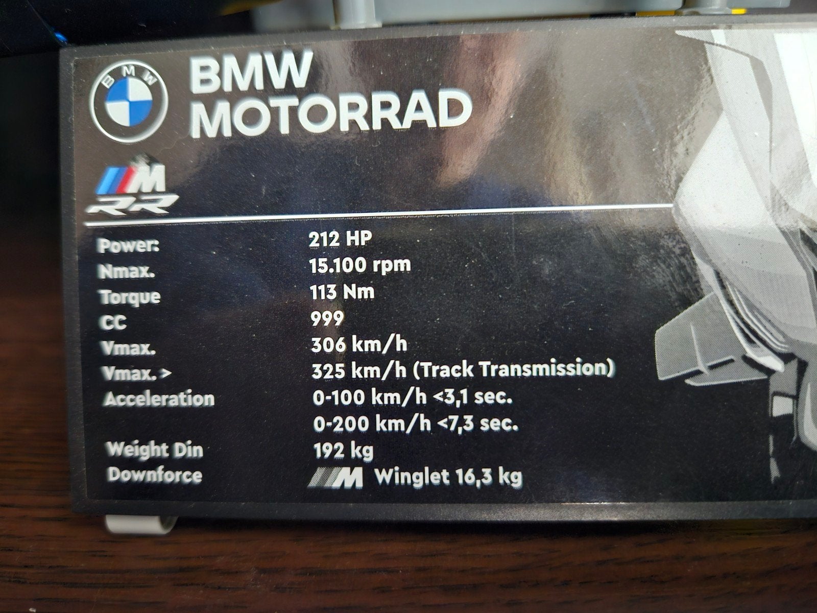 LEGO Technic BMW M 1000 RR - Geen doos Lego  nr 42130, Ophalen of Verzenden, Zo goed als nieuw, Overige merken