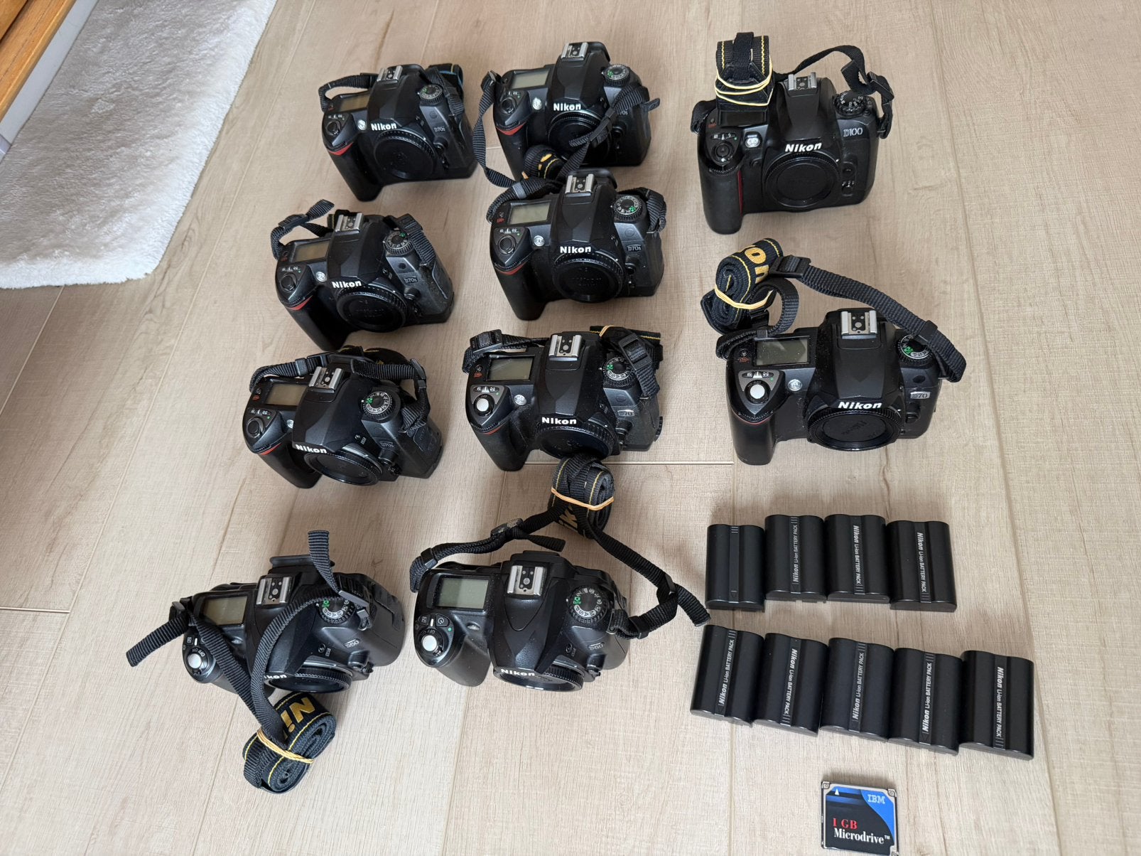 Nikon 2x d50 2x d70 2x d70s  3xd100 bodys, Audio, Tv en Foto, Fotocamera's Digitaal, Ophalen of Verzenden, Nikon, Geen optische zoom