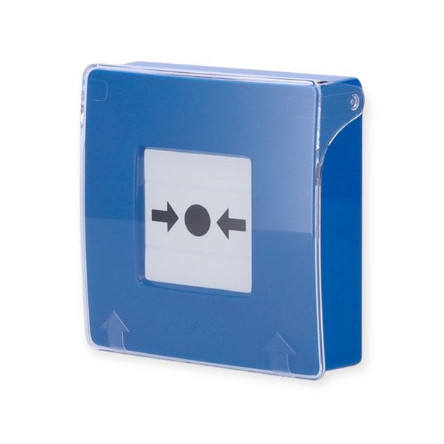 AJAX Manual Call Point handmelder blauw, Ophalen of Verzenden, Zo goed als nieuw