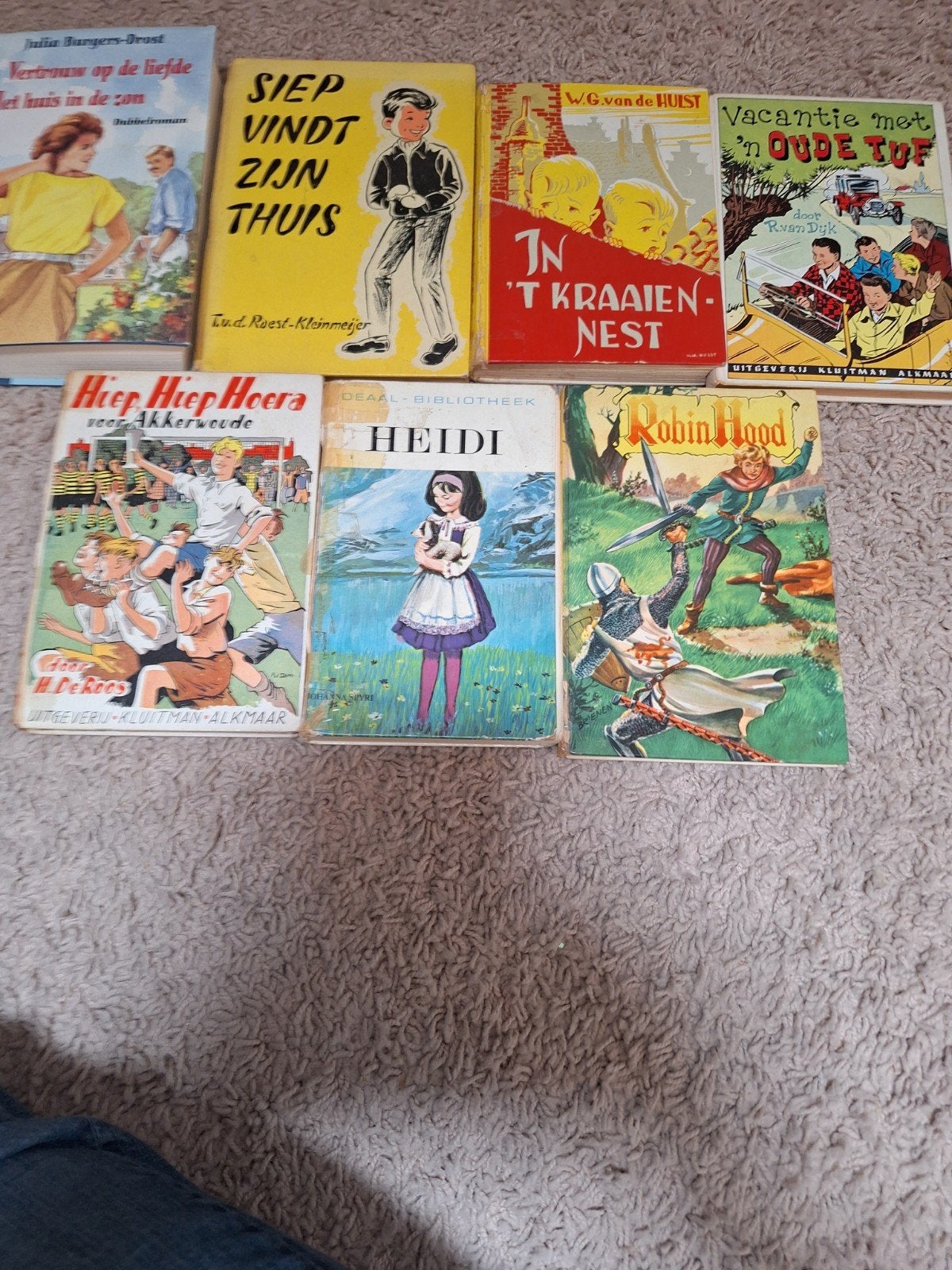 Vintage Kinderboeken Collectie - 6 Stuks, Ophalen of Verzenden, Gelezen, Diverse auteurs, Fictie algemeen