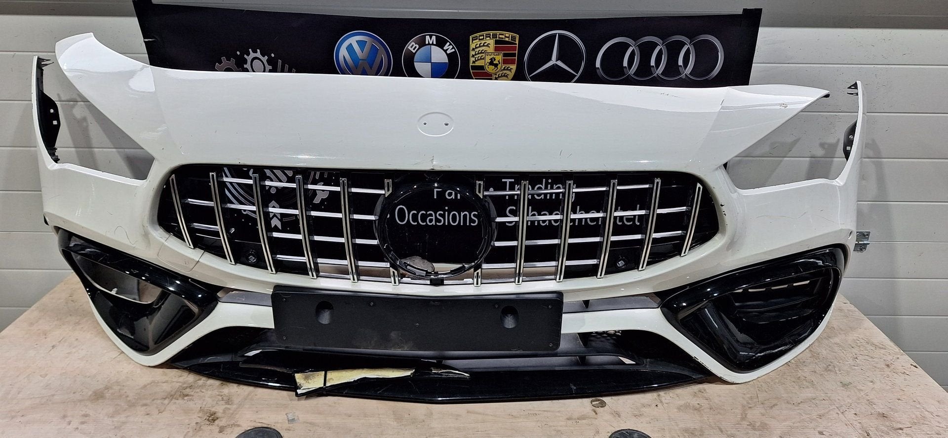 VOORBUMPER COMPLEET W213 BUMPER AMG LINE  + GT GRIL Mercedes, Gebruikt, -, Voor, -
