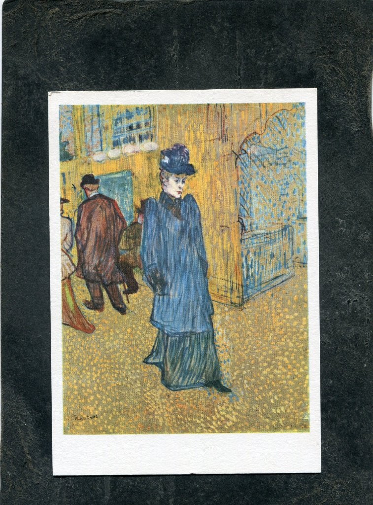 Ansicht H. Toulouse Lautrec - Jane Avril leaving the Moulin, Verzenden, 1980 tot heden, Ongelopen, Overige thema's