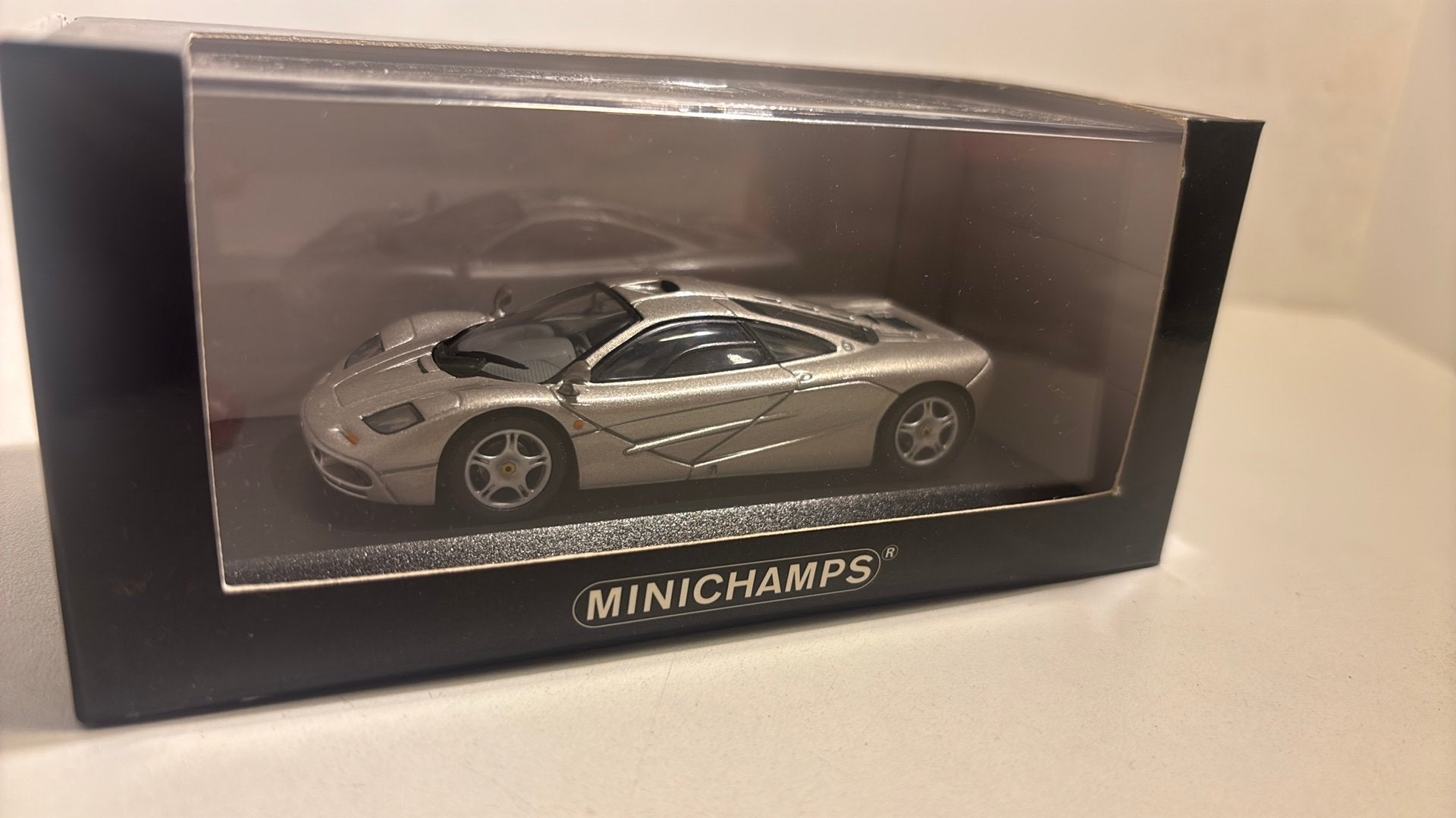 McLaren f1 minichamps 1.43, Auto, Ophalen of Verzenden, MiniChamps, A