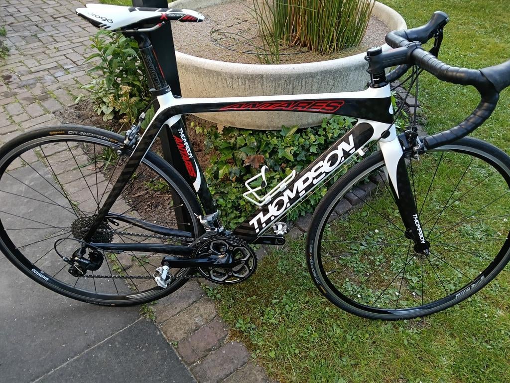 Mooie Thompson Antares carbon. Shimano 105 11 speed. 53cm., Fietsen en Brommers, Fietsen | Racefietsen, Zo goed als nieuw, Overige merken