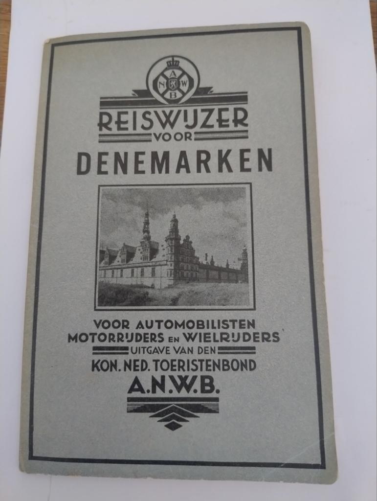 🔴 Reiswijzer Denemarken oktober 1947, Boeken, Fiets- of Wandelgids, Europa, Ophalen of Verzenden, Zo goed als nieuw