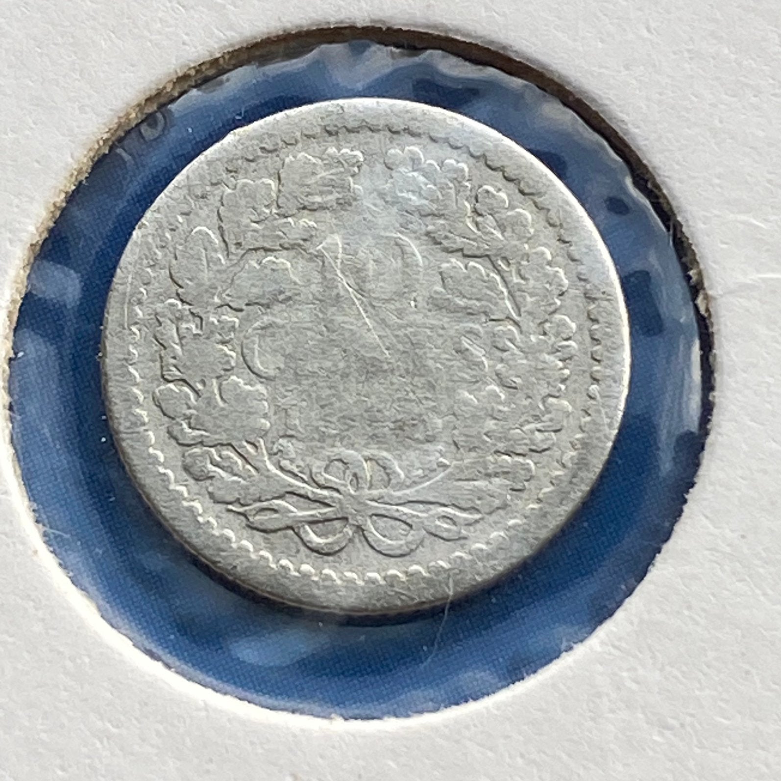 10 Cent / Dubbeltje Zilver uit 1913 van Wilhelmina, Verzenden, Zilver, 10 cent, Koningin Wilhelmina
