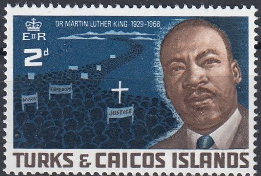 Turks- en Caicoseilanden- 1968- Martin Luther King- P, Verzenden, Postfris, Overige thema's