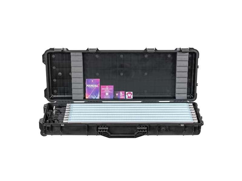 Apelabs (14 x apestick) + accesoires lichtset, Muziek en Instrumenten, Licht en Laser, Ophalen, Zo goed als nieuw, Licht, Geluidgestuurd