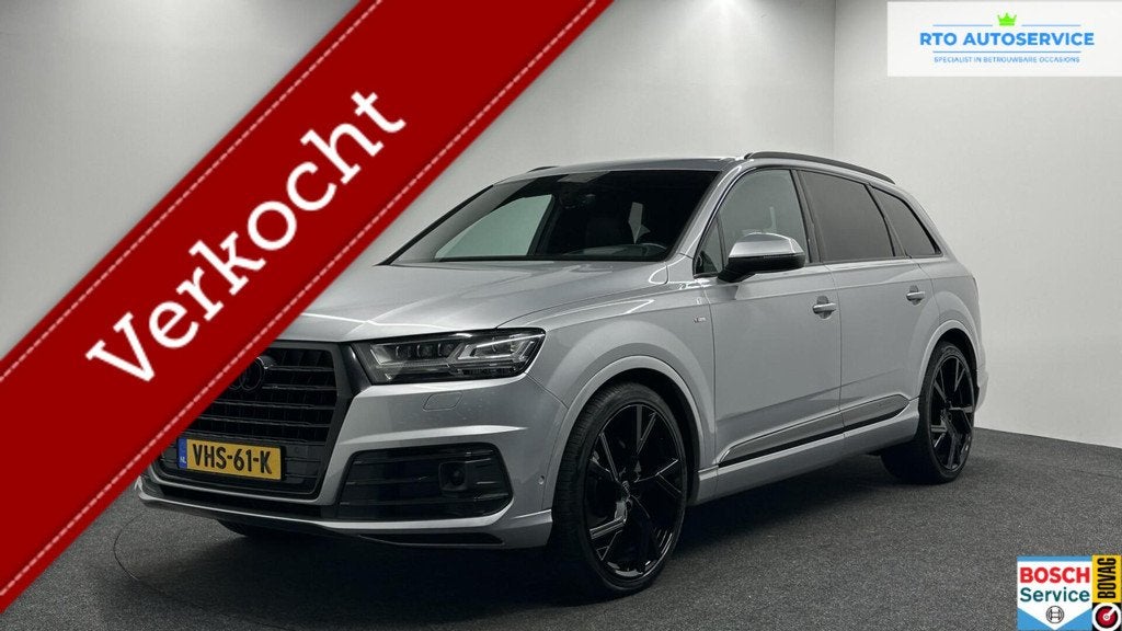 Audi Q7 SQ7 3.0 TDI quattro CAMERA BANG EN OLUFSEN GRIJS KEN, Auto's, Bestelauto's, Gebruikt, Met garantie (alle), Diesel, 2967 cc