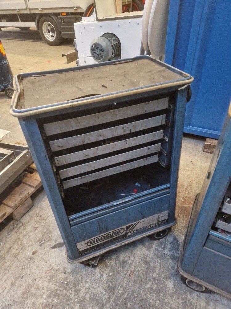 Gedore gereedschapwagen gereedschapkar excl.inhoud, Ophalen, Gebruikt