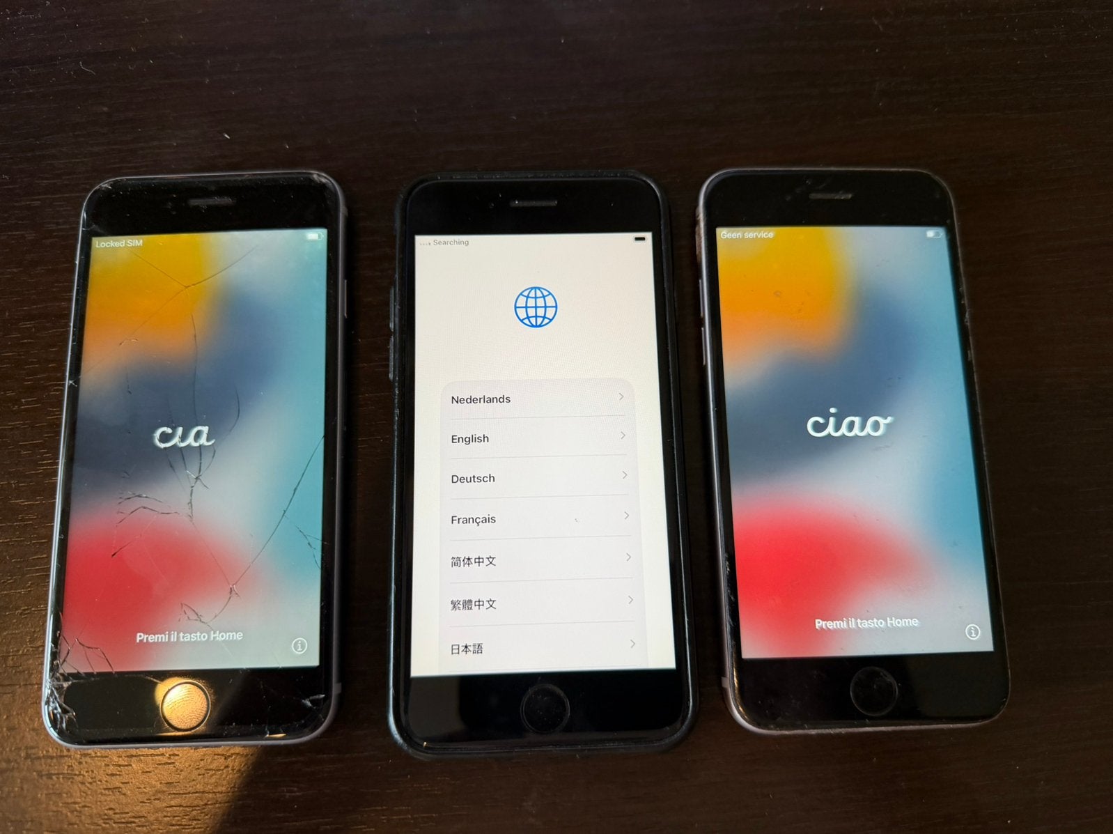 3 x iphone, Ophalen, Gebruikt, 64 GB, IPhone 6S