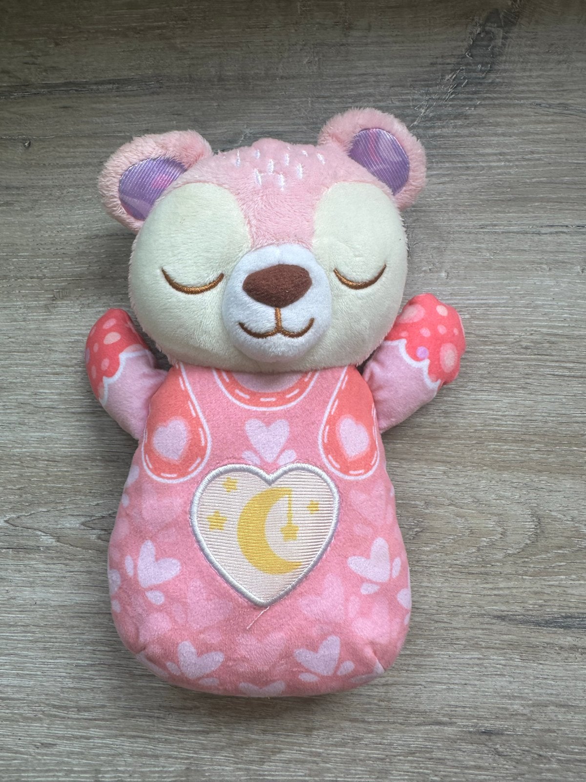 Vtech Dromenland Beertje - Roze Knuffel met Geluid, Ophalen of Verzenden, Zo goed als nieuw, 0 tot 6 maanden