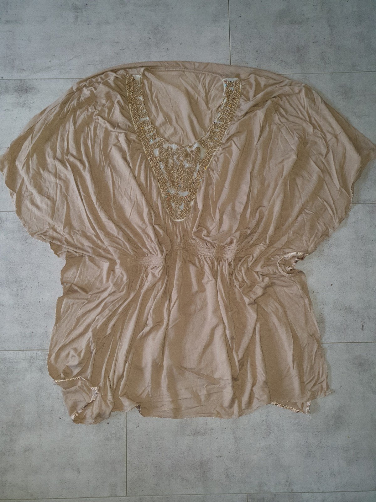 Leuke top maat 44, Kleding | Dames, Beige, Maat 42/44 (L), Ophalen of Verzenden, Zo goed als nieuw