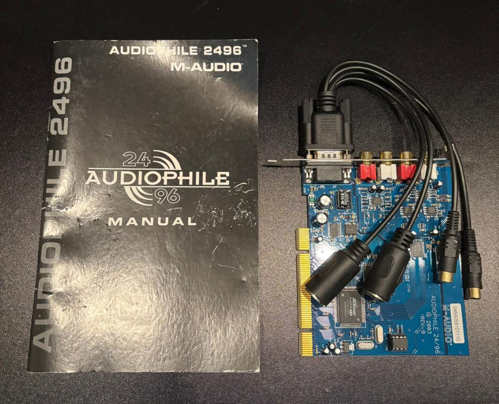 M audio audiophile 2496, Ophalen of Verzenden, Gebruikt, Intern