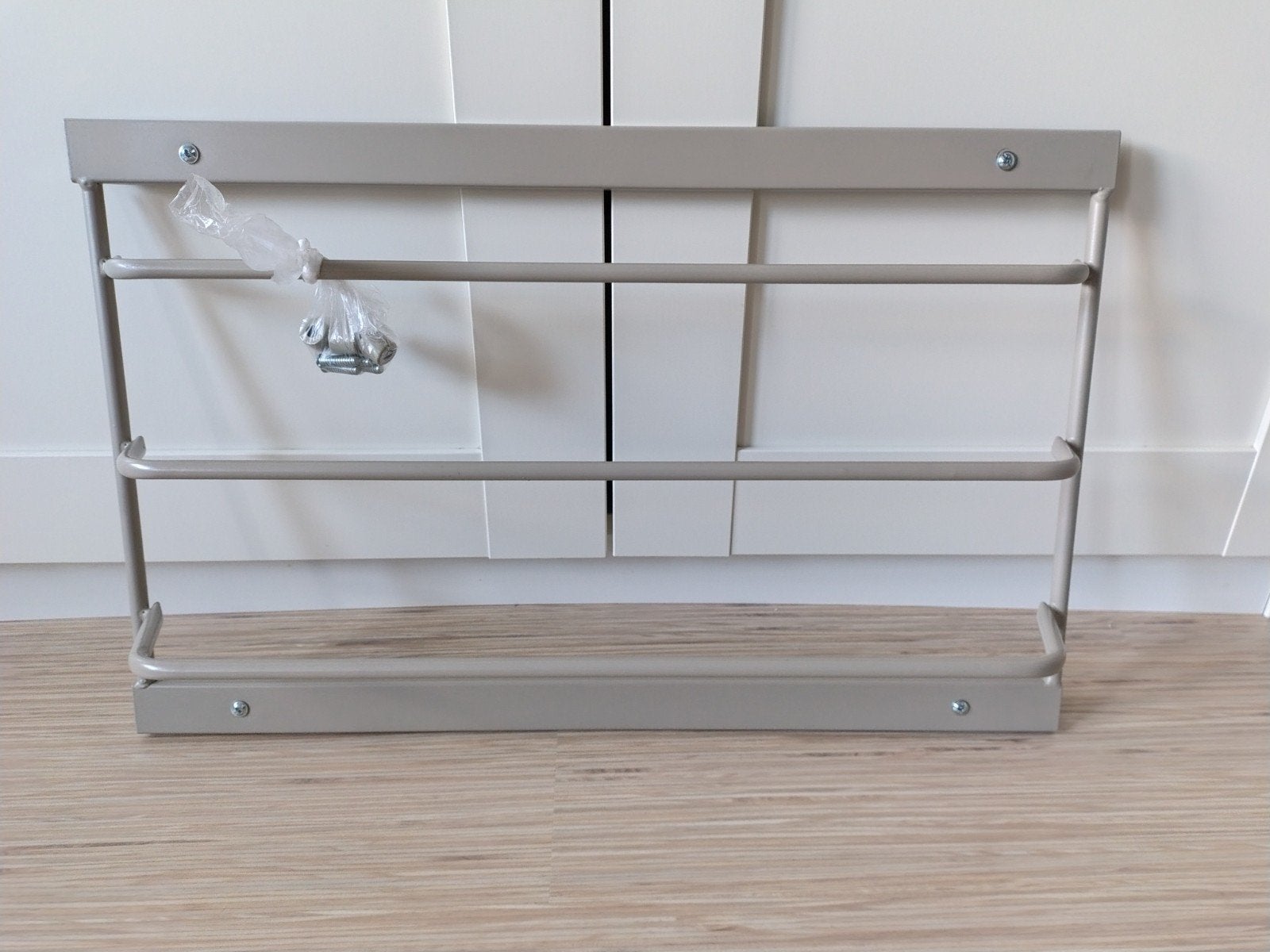 uittrekbaar rek voor sjaals / stropdassen (Ikea PAX), Ophalen, Zo goed als nieuw, Metaal