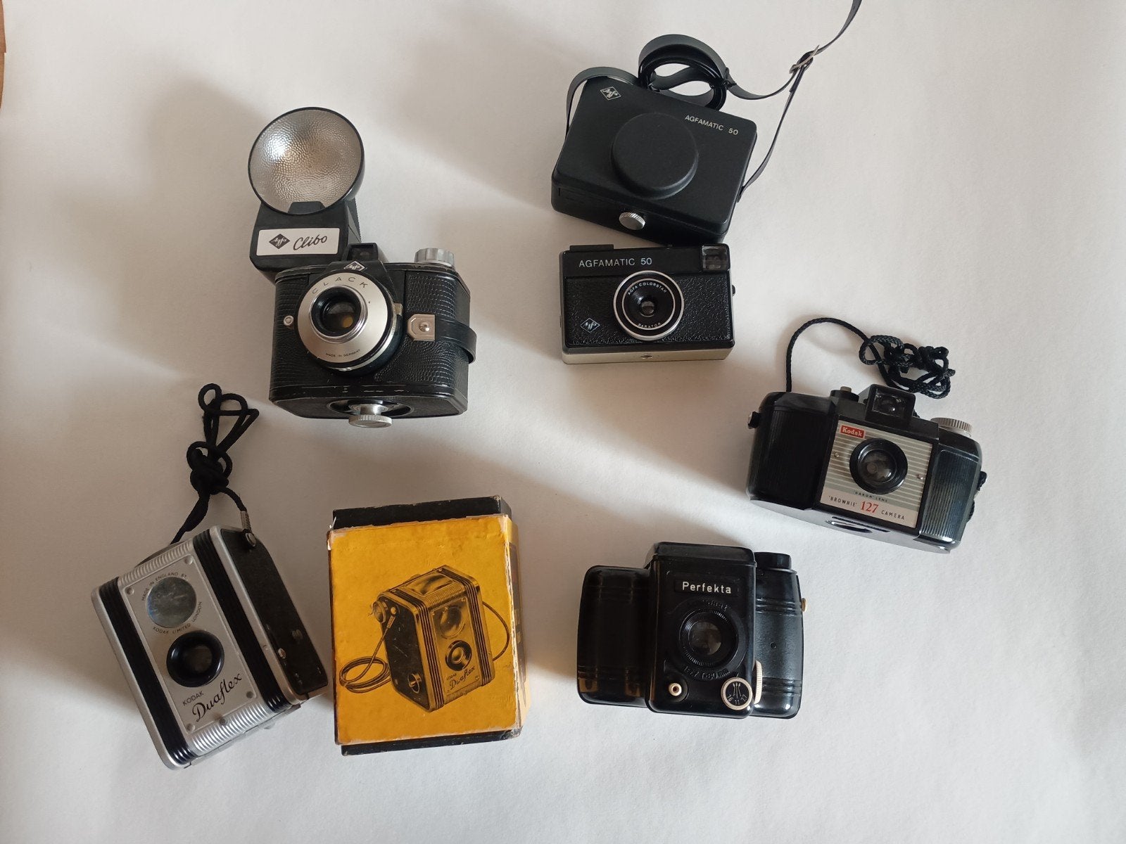 5 bakelieten camera's, Ophalen of Verzenden, 1940 tot 1960, Fototoestel