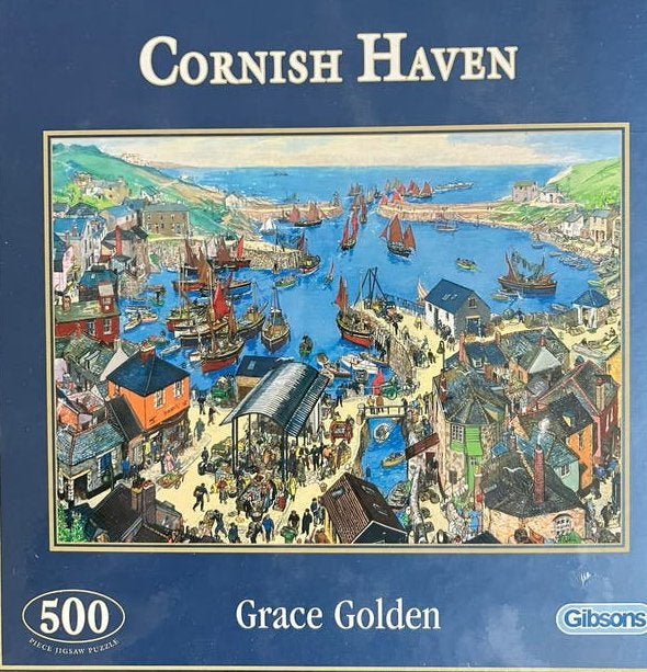 Gibsons puzzel-Cornish Haven-500 stukjes-Nieuw, Ophalen of Verzenden, 500 t/m 1500 stukjes, Nieuw, Legpuzzel