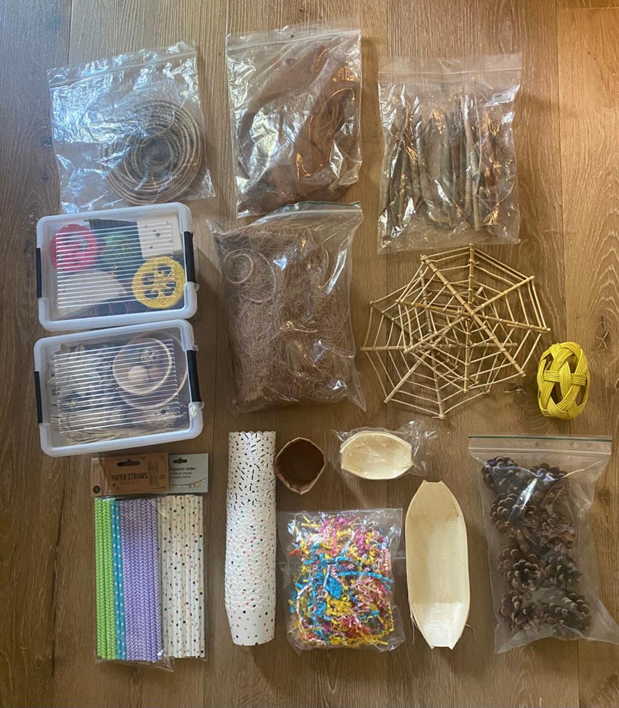 DIY speelgoed papegaai parkiet agapornis kromsnavel touw, Ophalen of Verzenden, Nieuw, Speelgoed