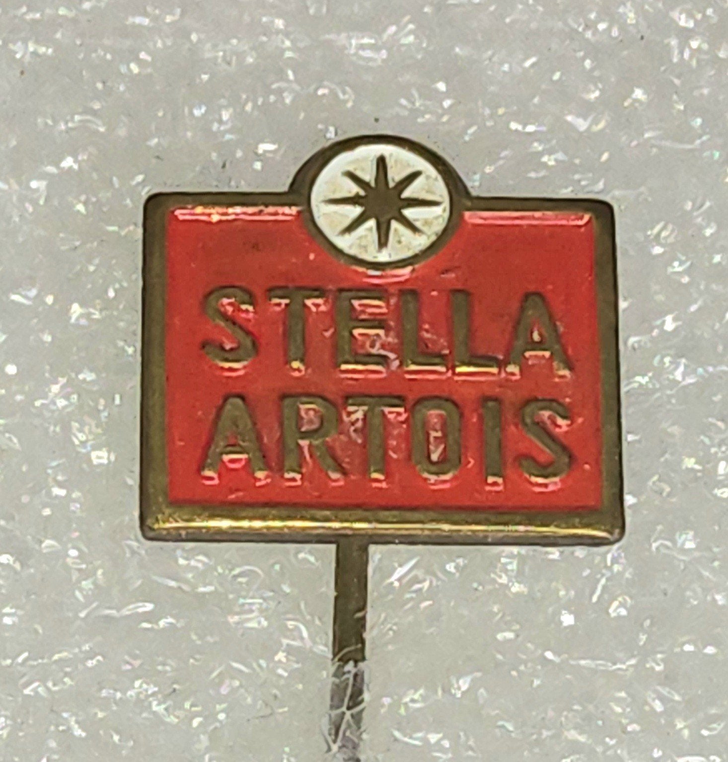 Vintage Stella Artois Speldje - Bier Merk, Verzamelen, Ophalen of Verzenden, Gebruikt, Overige onderwerpen, Speldje of Pin