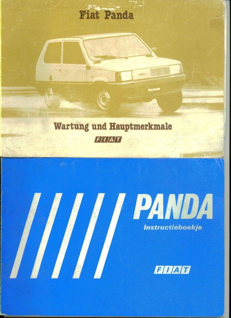 Fiat Panda klassieker handleiding 3 x, Ophalen of Verzenden