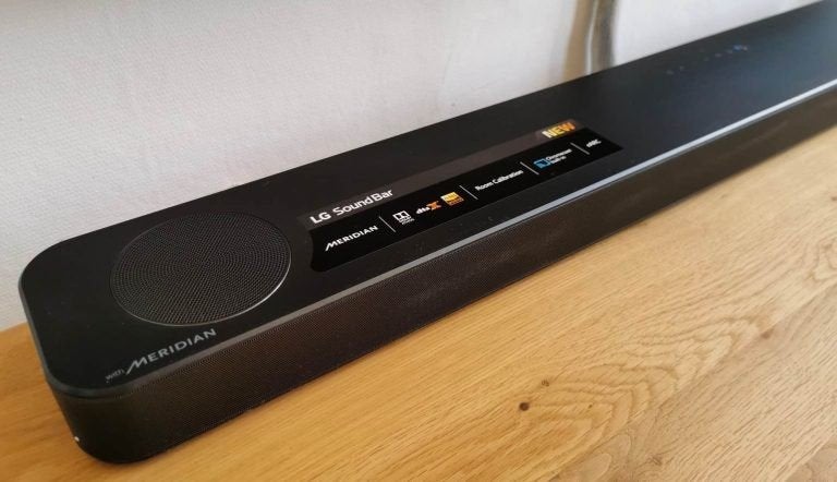 LG DSN8YG soundbar (DOLBY ATMOS), Ophalen, Bluetooth, Zo goed als nieuw
