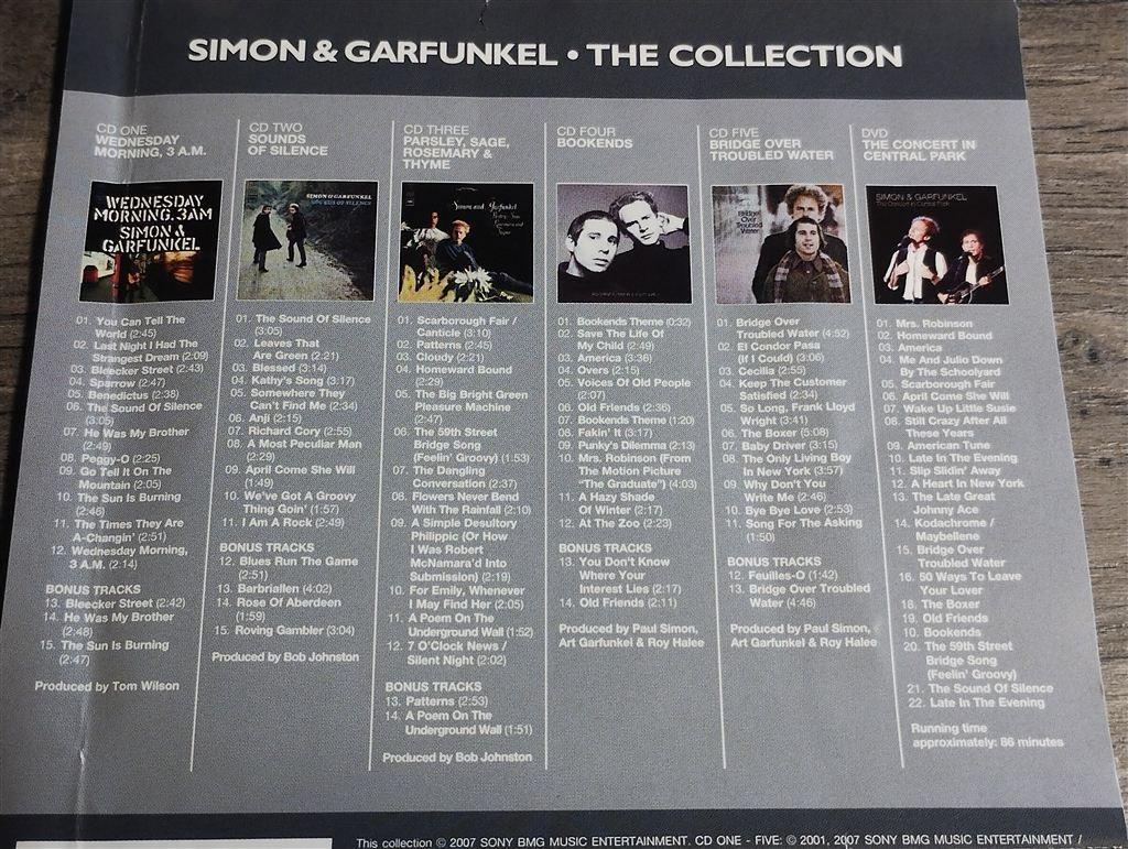 Simon & Garfunkel – The Collection [5CD + DVD Box], Ophalen of Verzenden, Zo goed als nieuw