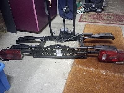 Fietsdrager voor auto, Ophalen, Nieuw, 2 fietsen, Trekhaakdrager